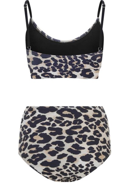 Kemerli Leopar Desenli Bikini Leopar Y22MY004_144 indirimleri