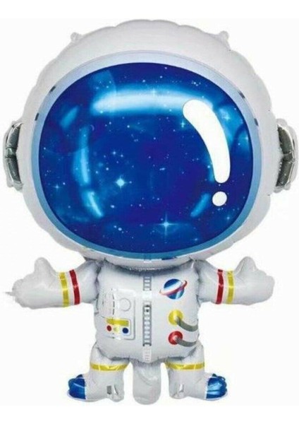 Meri Parti Astronot Folyo Balon Astronot Helyum Uyumlu