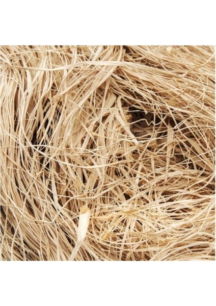 Doğal Rafya Muz Lifi Naturel Ip 100 Gr. - Saman Ip, Süsleme Malz.