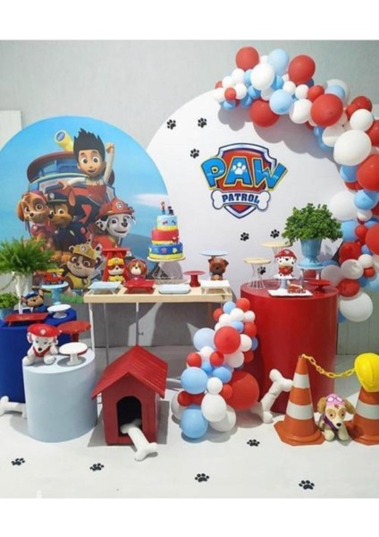 Paw Petrol Temalı Balon Zincir 100 Adet