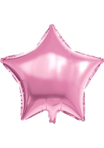 Pembe Yıldız Folyo Balon 18 Inç 40 cm