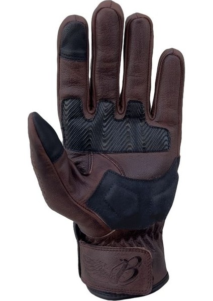 Hammer Brown Korumalı Motosiklet Deri Eldiveni modelleri