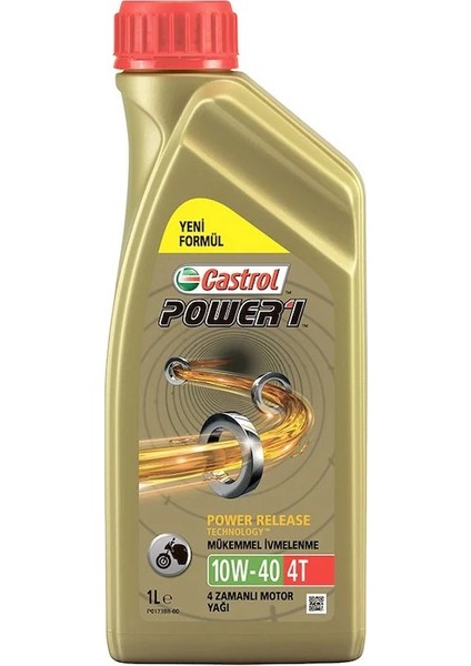 Power 1 4T 10W-40 Motosiklet Yağı 1lt