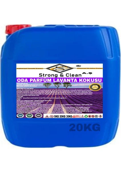 Strong & Clean Oda Parfüm Lavanta Kokulu 20 kg