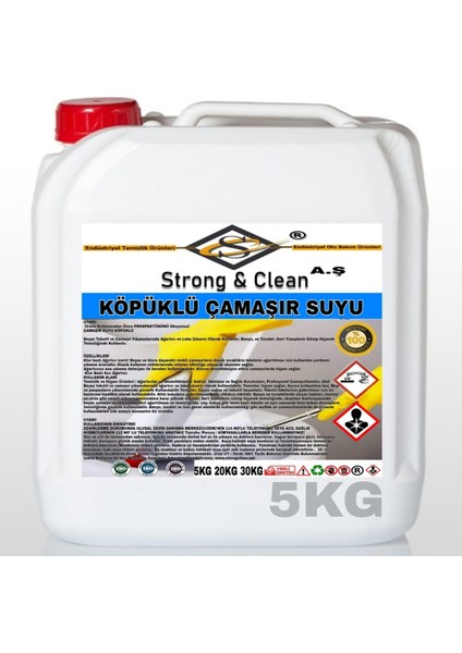 Çamaşır Suyu Köpüklü 5 kg