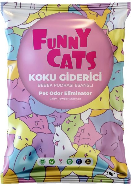 Cats Koku Giderici - Bebek Pudrası Esanslı - 12 Adet