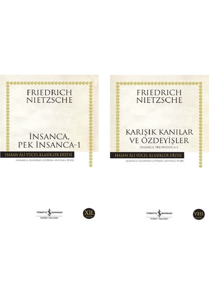 İnsanca - Pek İnsanca 1-2 - 2 Kitap Takım - Friedrich Nietzsche