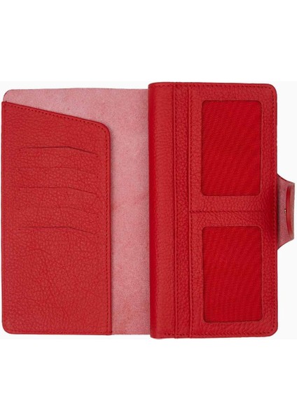 Hakiki Deri Unisex El Portföyü 805 - Kırmızı fiyatları