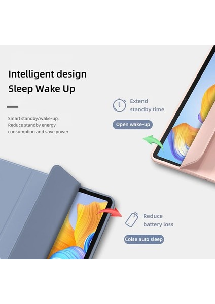Huawei T10 9.7 Inç Uyumlu Tablet Kılıf Smart Özellikli Uyku Modlu Kapaklı Tablet Kılıfı