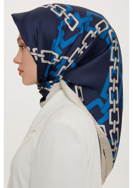 Nostalji Serisi Ipek Twill Eşarp 8736D-14