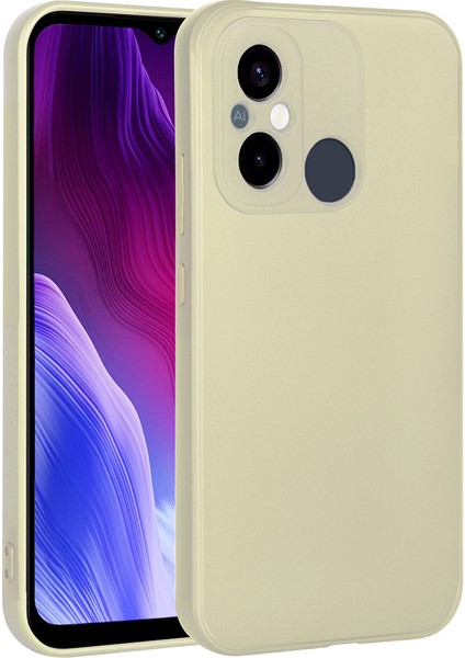 Xiaomi Poco C55 Kılıf Premier Mat Silikon Renkli Lüx Korumalı Gold