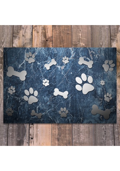 Vinil Kaymaz Tabanlı Keçe Baskılı Evcil Hayvan Pet Mama Paspası 45x100 fiyatları