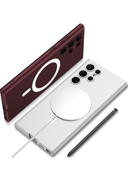 Samsung Galaxy S23 Ultra Kılıf Magsafe Wireless Şarj Özellikli Kıpta Tpu Silikon Siyah fırsatları