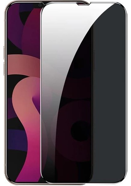 iPhone 13 Pro Uyumlu (13 Pro) Privacy Hayalet Temperli Cam Ekran Koruyucu