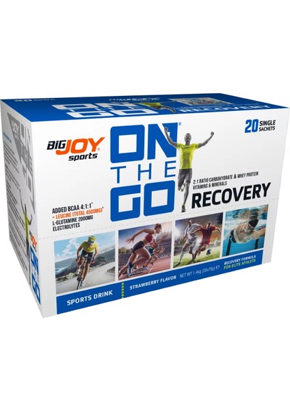 On The Go Recovery Çilek 70 gr - 20 Servis