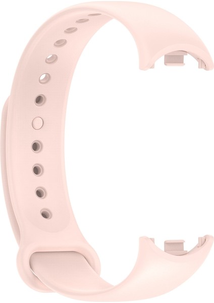 Xiaomi Mi Band 8 Kordon Silikon Mat Klasik Renkli Pembe