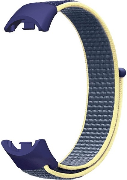 Xiaomi Mi Band 8 Kordon Cırtcırt Kumaş Kordon Velcro Lacivert