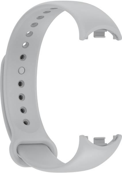 Xiaomi Mi Band 8 Kordon Silikon Mat Klasik Renkli Gri