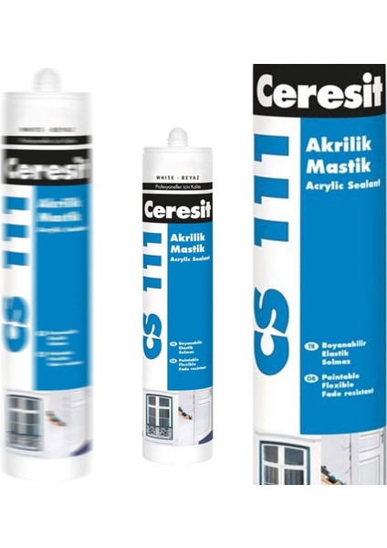 Cs 111 Akrilik Beyaz Mastik 280ml CS-111 modelleri