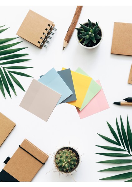 Şeffaf Renkli Yapışkan Post It Not Kağıdı Karenot
