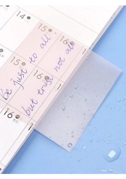 Şeffaf Renkli Yapışkan Post It Not Kağıdı Karenot