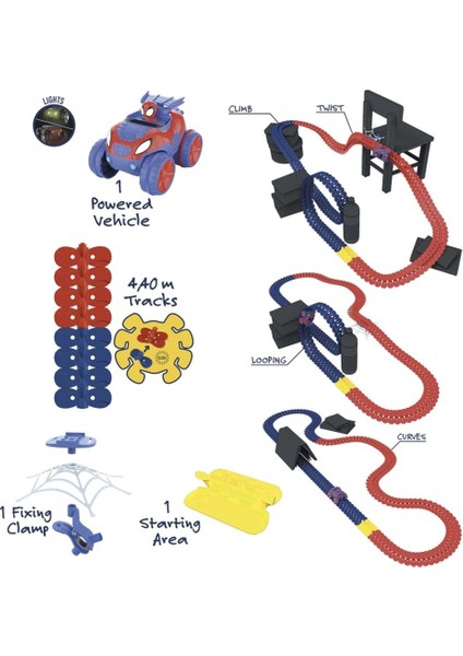 Smoby Spidey Flextreme Yarış Pisti Seti 180918 fiyatları