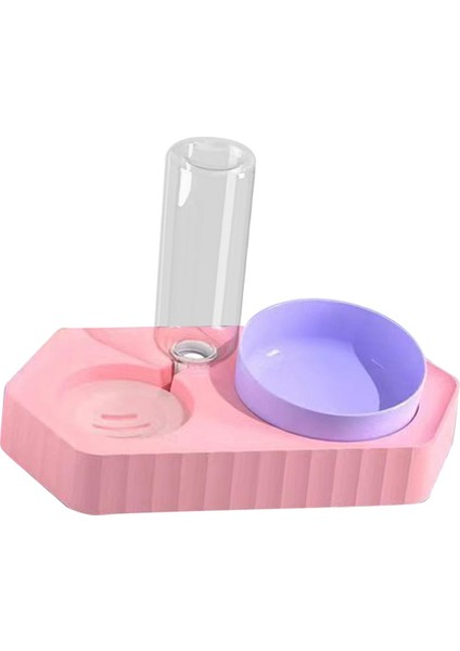 Nokta Kaseler Su Çeşmesi Su Şişesi Yemekler Kaymaz Evcil Hayvan Besleme Istasyonu Çift Pembe (Yurt Dışından) fiyatları