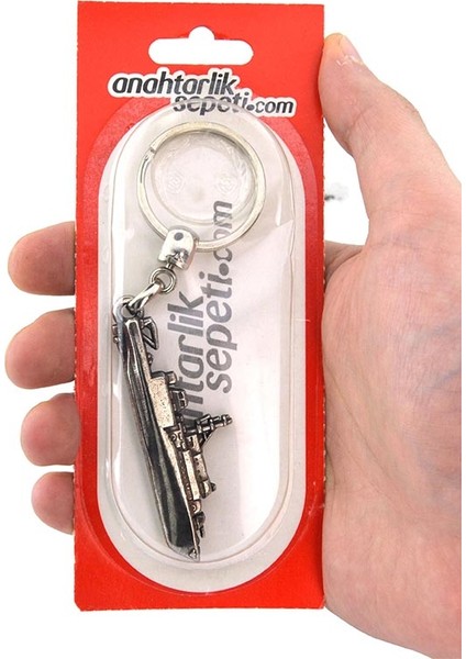 Gemi Anahtarlık Mayın Gemisi - M - Nikel Oksit