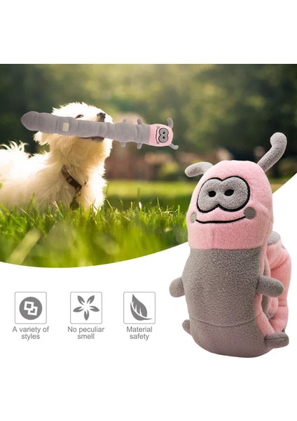 Peluş Köpekler Çiğnenmiş Oyuncak Yemeğ Için Eğitim Içgüdüsü Eğitim Pembe gri (Yurt Dışından) indirimleri