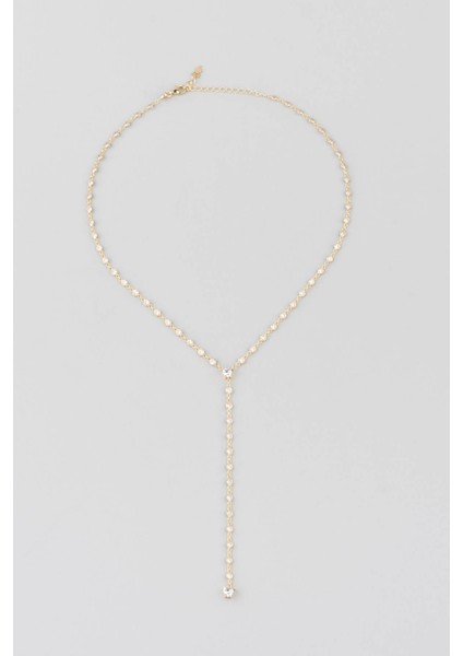 Romantik Kalp 18 Ayar 45 cm Gümüş Y Kolye
