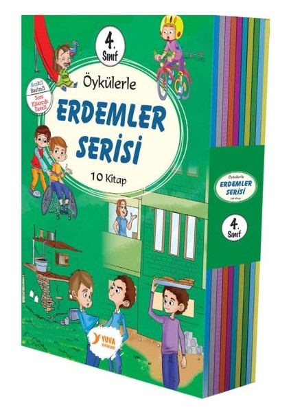 Öykülerle Erdemler Serisi 4.sınıflar 10 Kitap