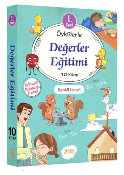 Öykülerle Değerler Eğitimi 1. Sınıflar Için 10 Kitap Set