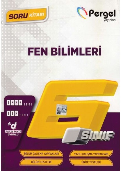 Pergel 6. Sınıf Fen Bilimleri Soru Kitabı (Yeni)