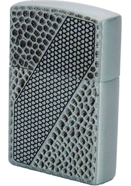 Yılan Timsah Desenli Gazlı Metal Çakmak, Zippo Tasarımı Çakmak