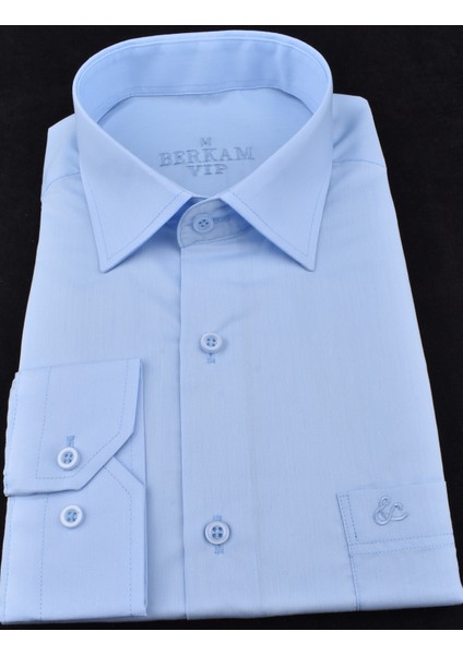 112 Dakron Klasik Uzun Kol Gömlek/açık Mavi/xl