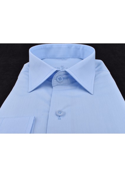 112 Dakron Klasik Uzun Kol Gömlek/açık Mavi/xl fırsatları