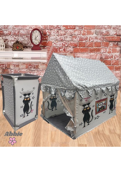 Rüya Siyah Kedi Oyun Çadırı Sepetli Set