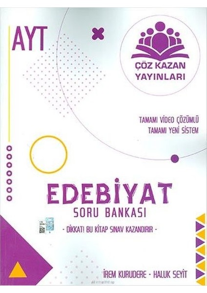 Çöz Kazan Ayt Edebiyat Soru Bankası 2021 (Yeni)