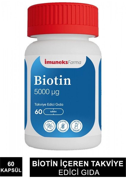 Biotin 5000 mg 60 Tablet