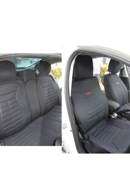 renault Megane 4 Sedan Lüx Oto Koltuk Minderi Ön Arka 5'li Set 5star Serisi Siyah