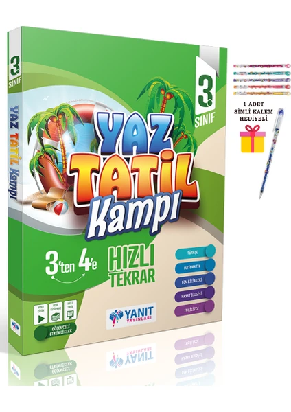 Yanıt Yayınları  3. Sınıf Yaz Tatil Kamp Kitabı