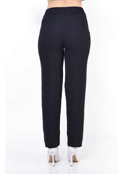 Kadın Beli Lastikli Aerobin Pantolon Siyah fırsatları