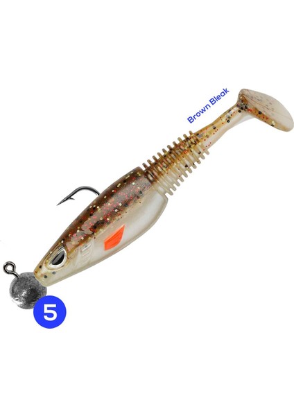 Sick Swimmer Sahte Silikon Yem - 9 cm 5 gr Jighead Kancalı