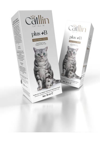 Plus + B For Cats 50 ml Kediler Için Tüy Sağlığı Damlası