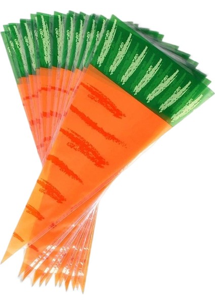 100 Adet Paskalya Havuç Koni Hediye Çantası Parti Malzemeleri Ambalaj Çantası Torba Çantası Için (Yurt Dışından) fiyatları