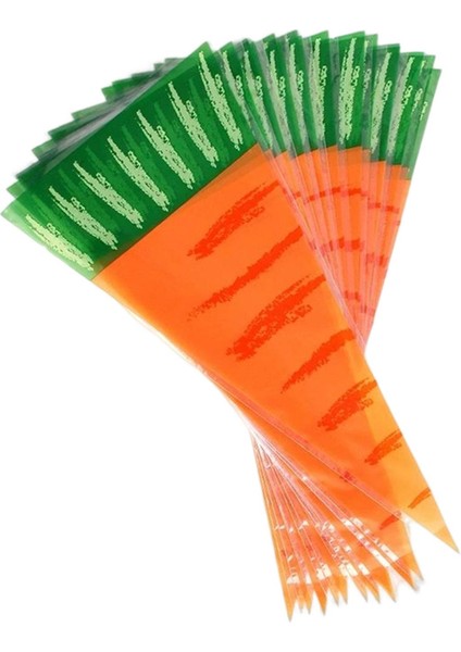 100 Adet Paskalya Havuç Koni Hediye Çantası Parti Malzemeleri Ambalaj Çantası Torba Çantası Için (Yurt Dışından) indirimleri