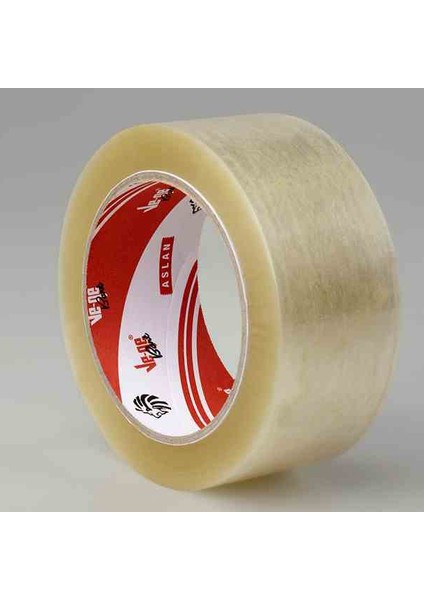 Koli Bantı Aslan 45X100 Metre Şeffaf Koli Bantı