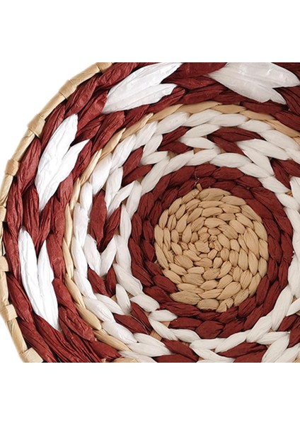 Dokuma Sepet Duvar Dekoru Açık Dekoratif Asılı Sepetler Sehpa Için Kırmızı 20 cm (Yurt Dışından) fiyatları