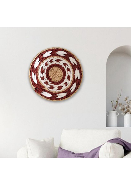 Dokuma Sepet Duvar Dekoru Açık Dekoratif Asılı Sepetler Sehpa Için Kırmızı 20 cm (Yurt Dışından) fırsatları