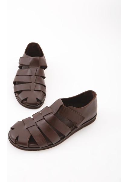 Erkek Derı Günlük Sandalet 537 449 Erk Sndlt Y21